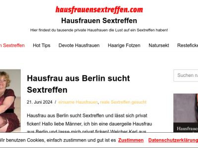 HausfrauenSextreffen.com Erfahrungen