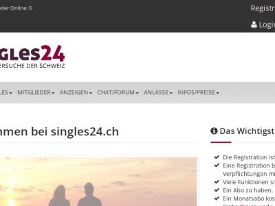 Singles24.ch Erfahrungen