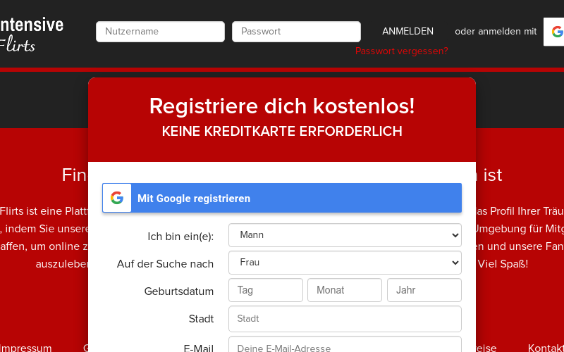 IntensiveFlirts.com Erfahrungen
