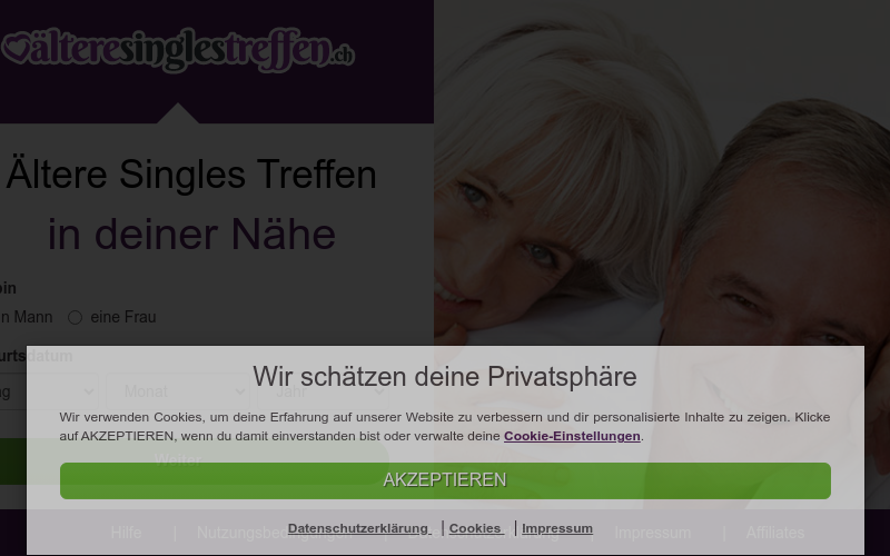 ÄltereSinglesTreffen.ch Erfahrungen