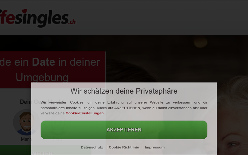 ReifeSingles.ch Erfahrungen