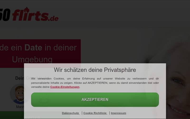 Ü50Flirts.de Erfahrungen