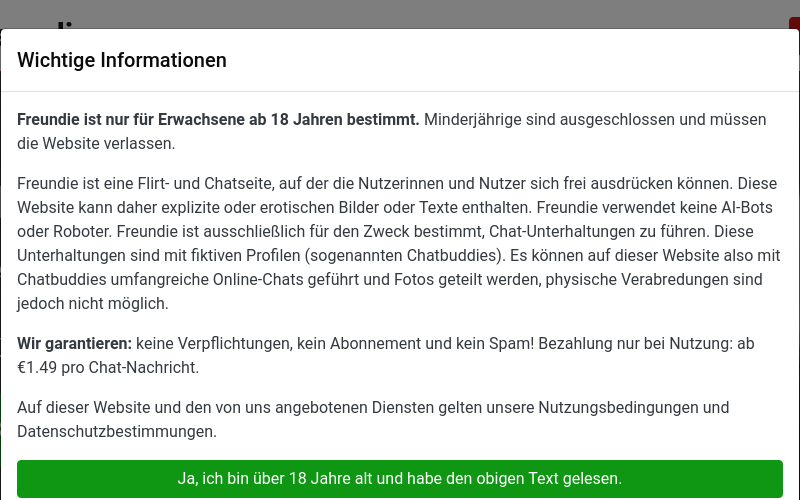 Freundie.de Erfahrungen