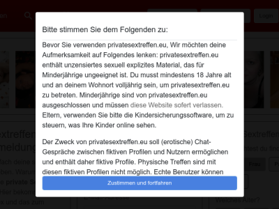 PrivateSexTreffen.eu Erfahrungen