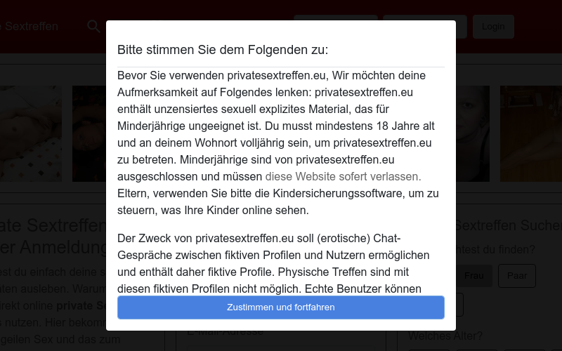 PrivateSexTreffen.eu Erfahrungen