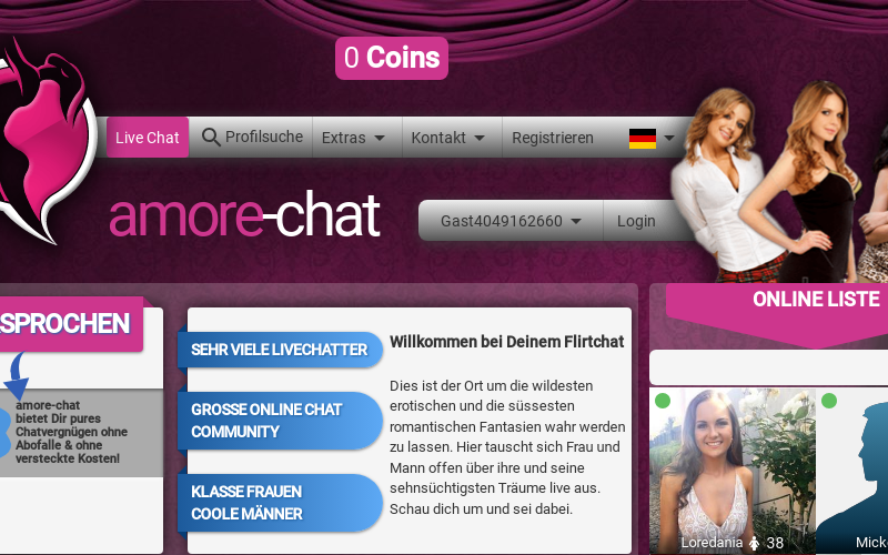 Amore-Chat.com Erfahrungen